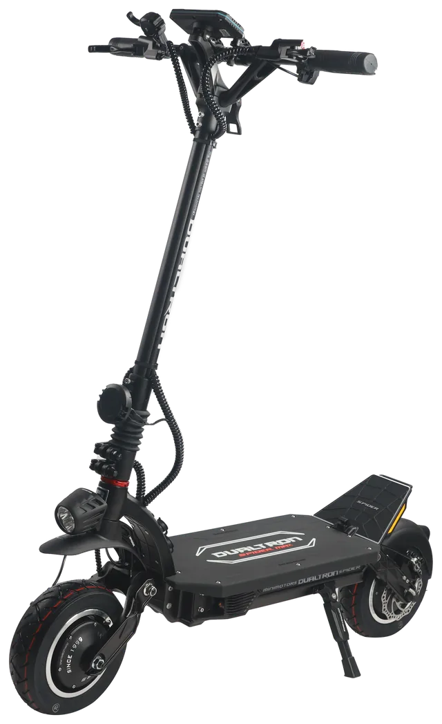 Dualtron Spider Max, 3/4-Ansicht von vorne