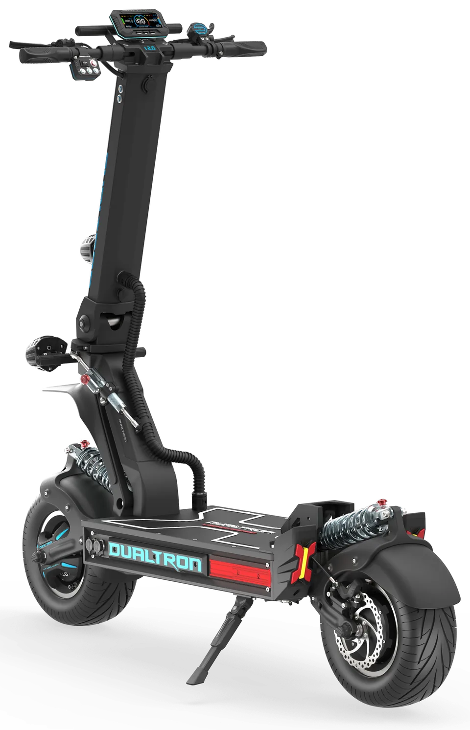 Dualtron X Limited 84 V 60 Ah, 3/4-Ansicht von hinten