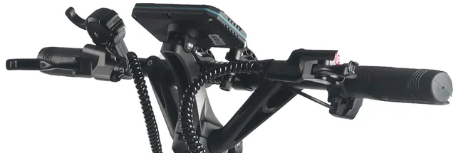 Dualtron Spider Max, Nahaufnahme des EY4-Displays am Lenker
